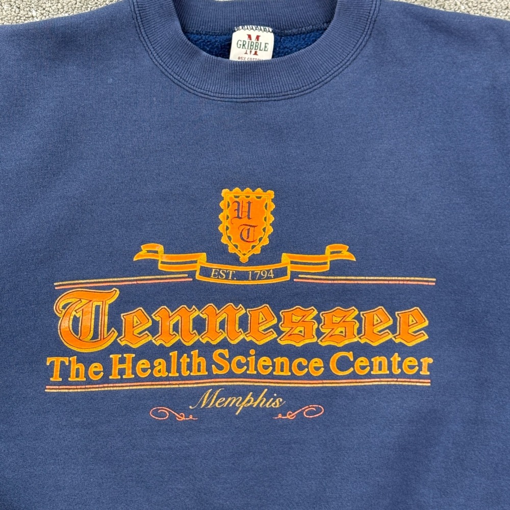 Vintage 90s Tennessee Health Science Center Sweatshirt Gribble USA Mens L